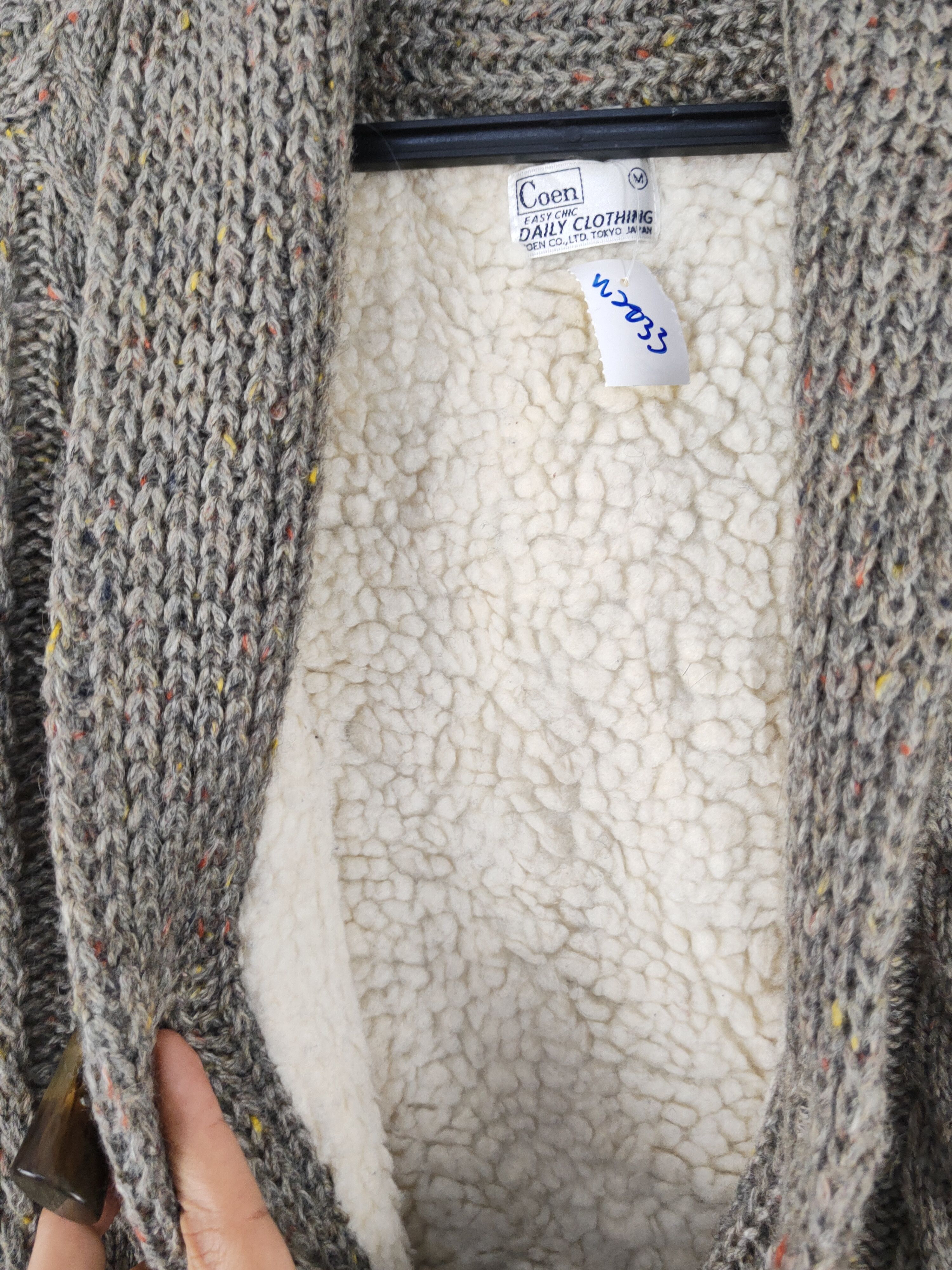 Aran Isles Knitwear × Japanese Brand Coen Dark Brown cable Knitwear Sweaters #W2033 Size US M / EU 48-50 / 2 - 3 Thumbnail
