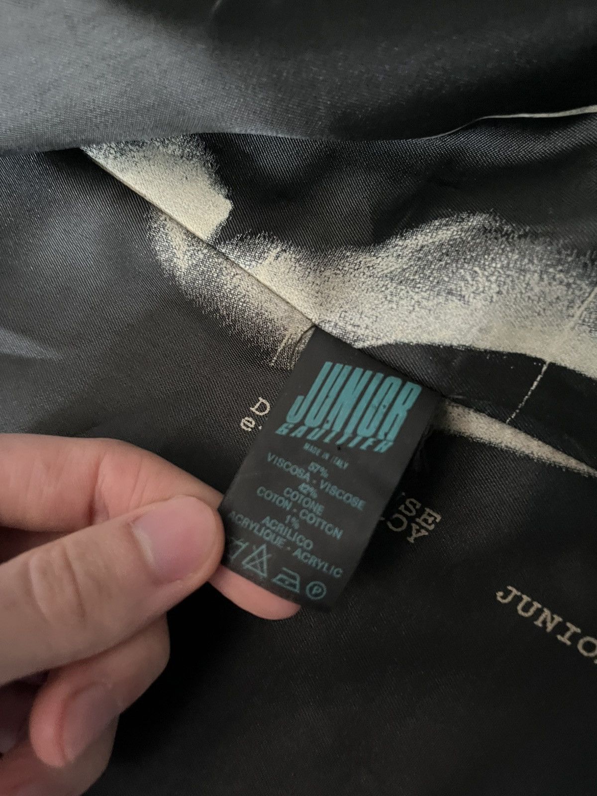 Jean Paul Gaultier Jean Paul Gaultier Junior S/S 1990 X-Ray reversible vest Size US L / EU 52-54 / 3 - 15 Thumbnail