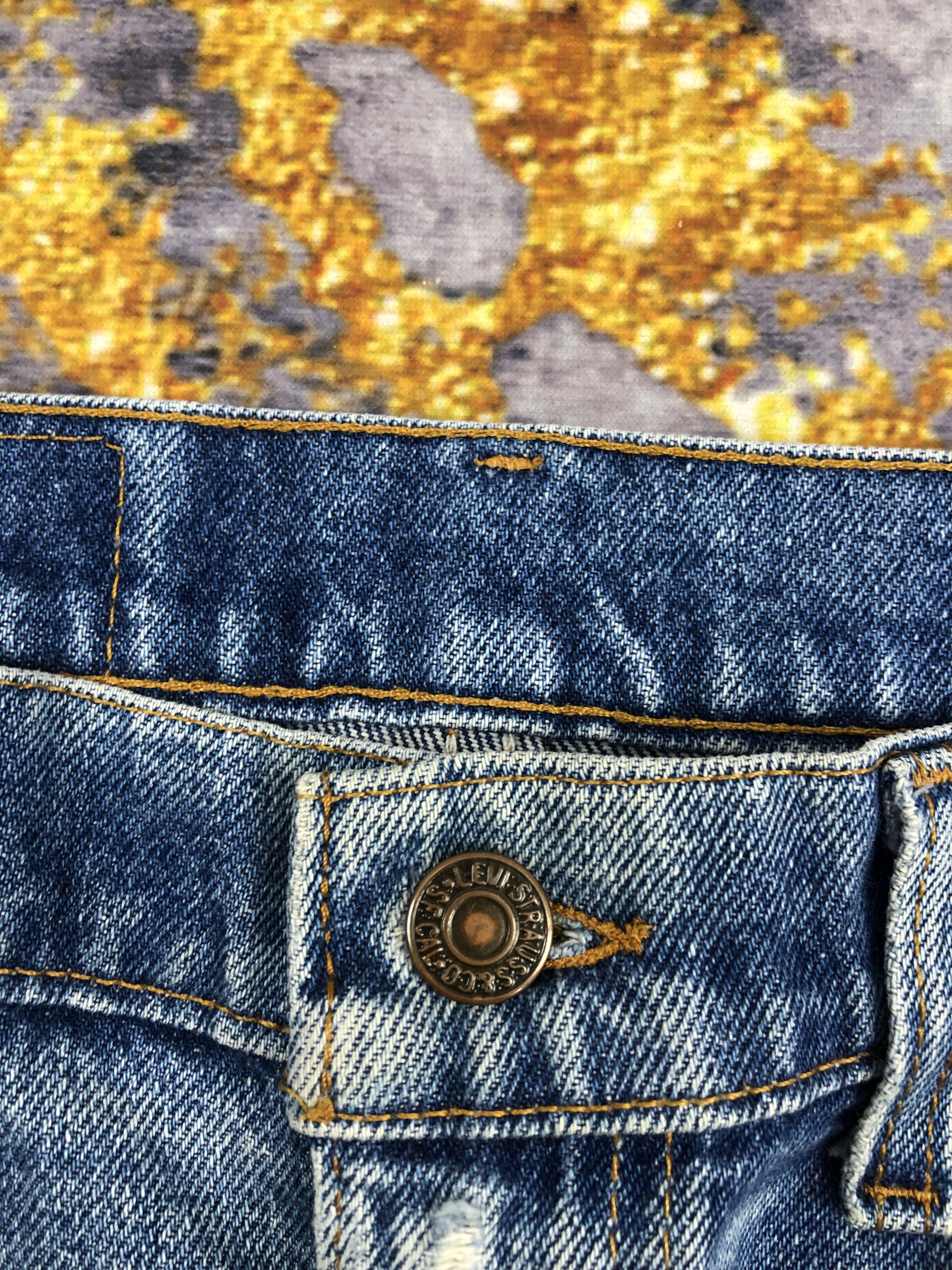 Levi's Vintage 90s Levis 505 Faded Blue Jeans DPP0161 Size US 33 - 10 Thumbnail