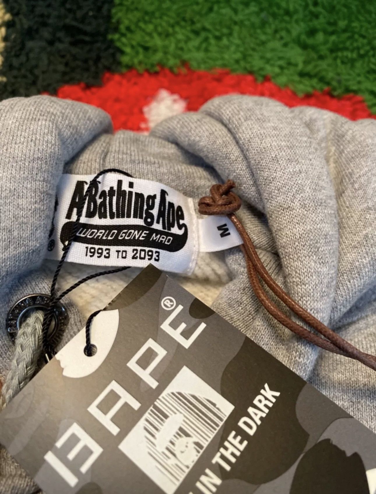 Bape A Bathing Ape Gray Hoodie Size M Size US M / EU 48-50 / 2 - 5 Thumbnail