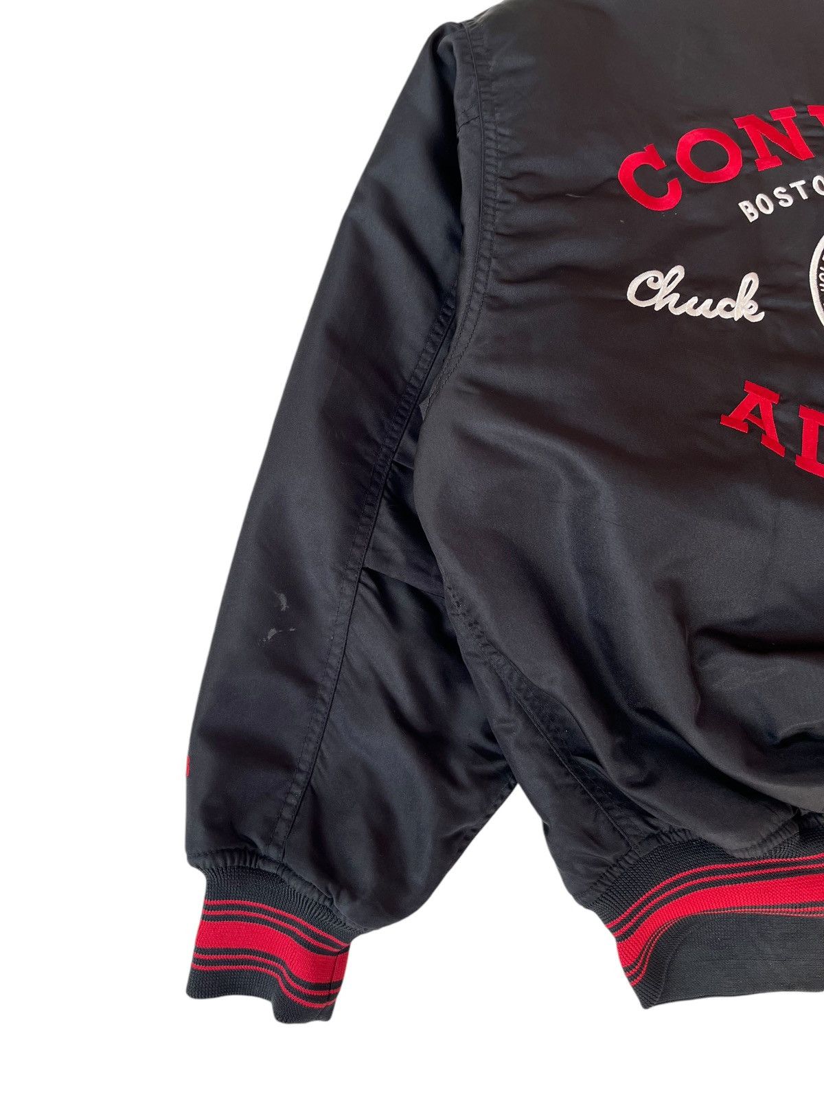 Converse × Vintage VTG Converse Bomber Jacket Black Size US M / EU 48-50 / 2 - 6 Thumbnail