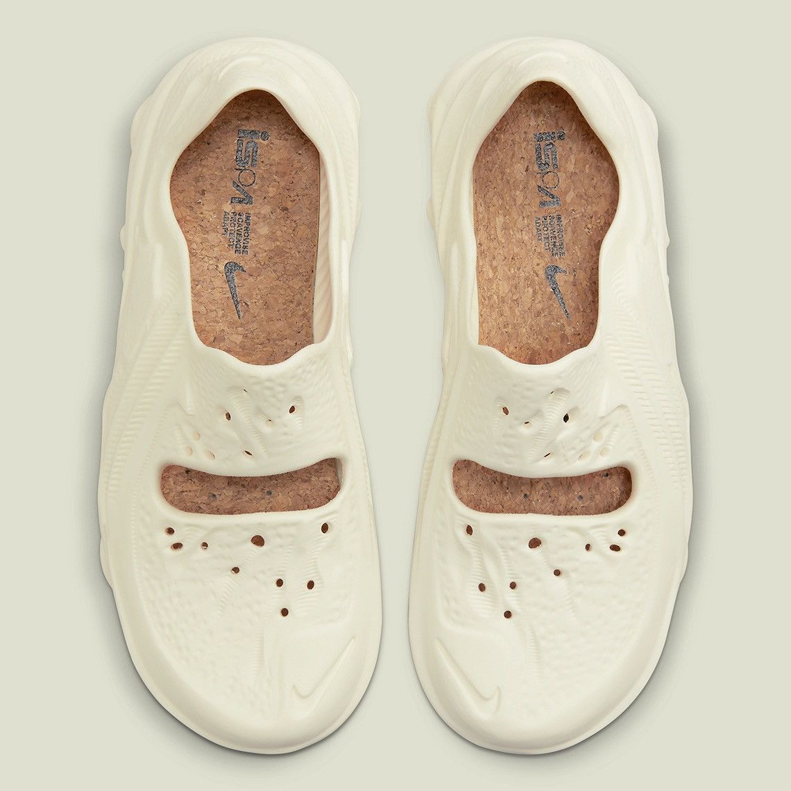 Nike DM0886-100 NiKE iSPA UNiVERSAL CLOG NATURAL WHiTE GORPCORE Size US 10 / EU 43 - 3 Thumbnail