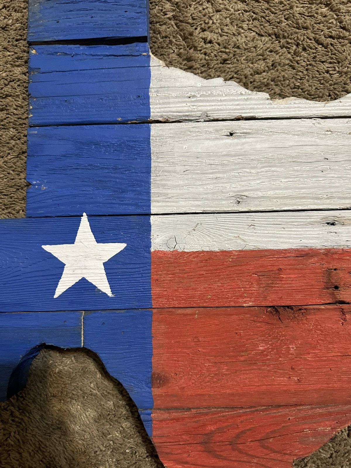 NFL × Vintage Vintage USA Texas Long Star state wooden flag 90s Size US L / EU 52-54 / 3 - 2 Thumbnail