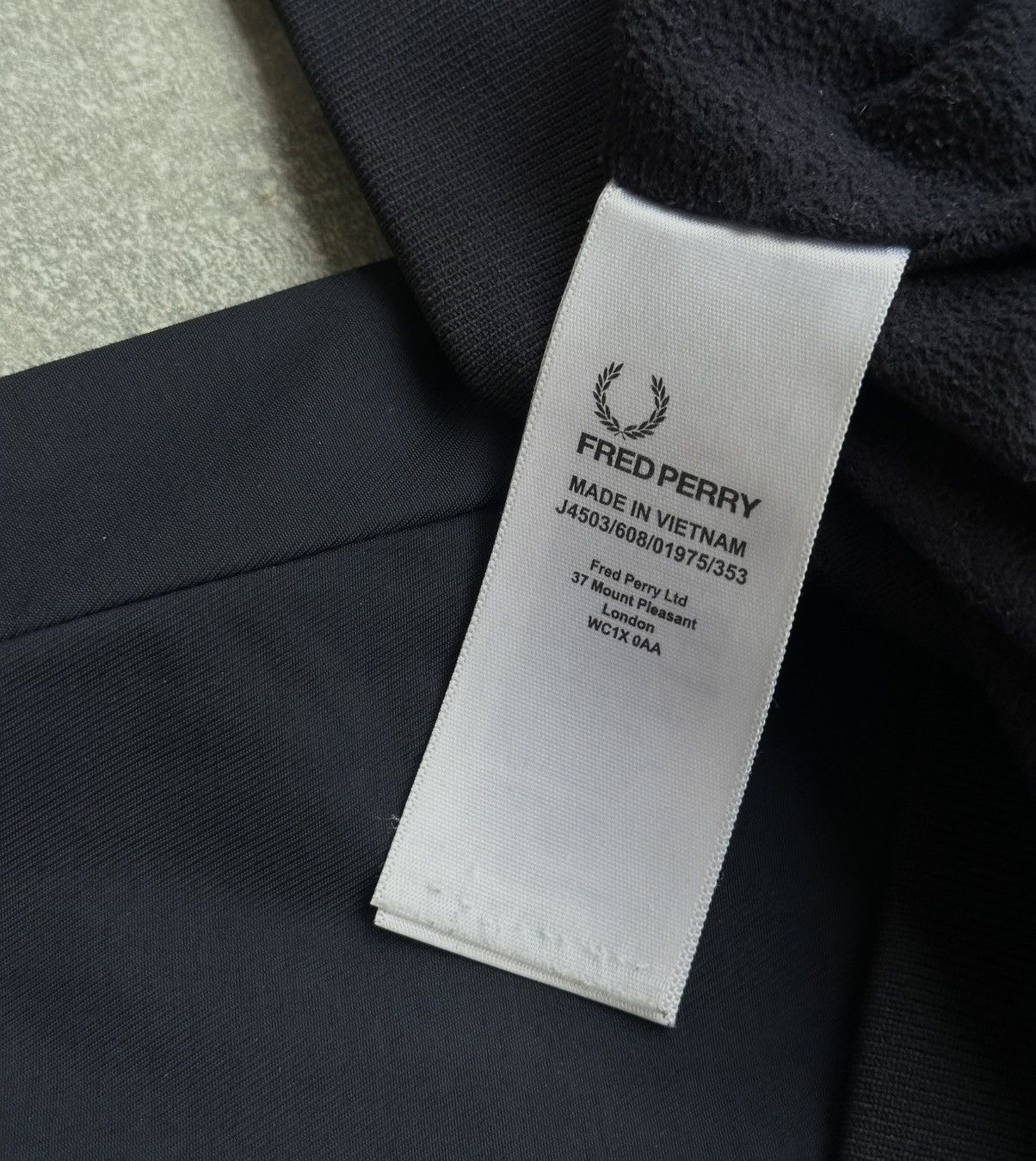 Fred Perry Fred Perry Jacket Men’s Blue Full Zip Size M Size US M / EU 48-50 / 2 - 8 Thumbnail