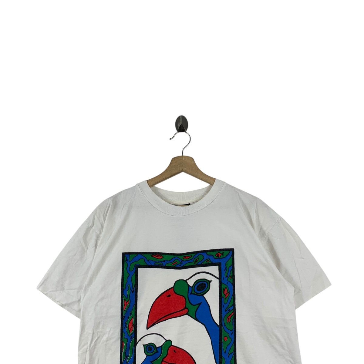 Vintage Vintage 90’ BALI TRADITIONAL ABORIGINAL Surf Painting Tee Size US L / EU 52-54 / 3 - 2 Thumbnail
