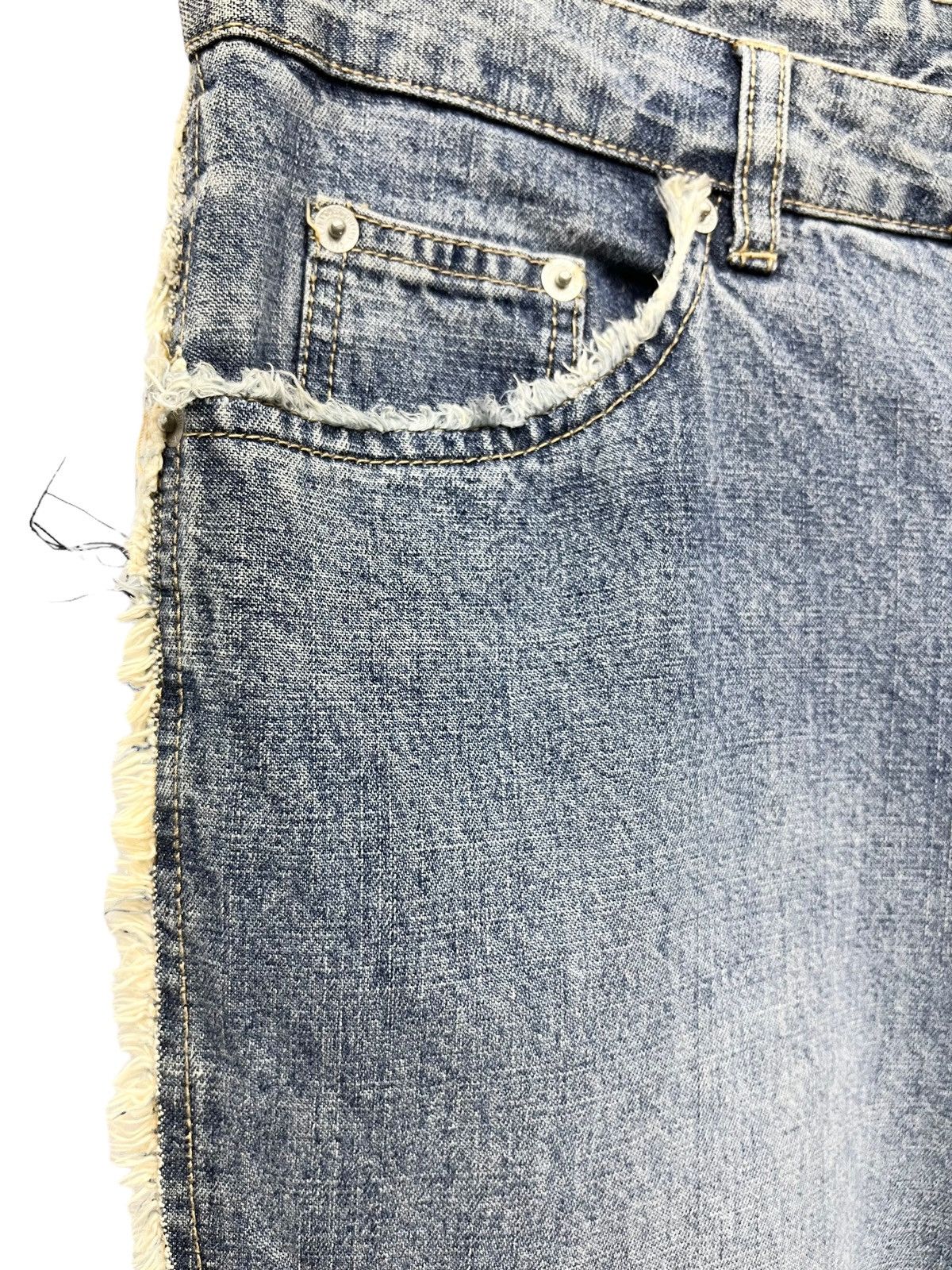 Designer × Japanese Brand × Vintage 🔥FYE 90’s Japanese Denim Frayed Side Bell Bottom Flared Size 32" / US 10 / IT 46 - 13 Thumbnail