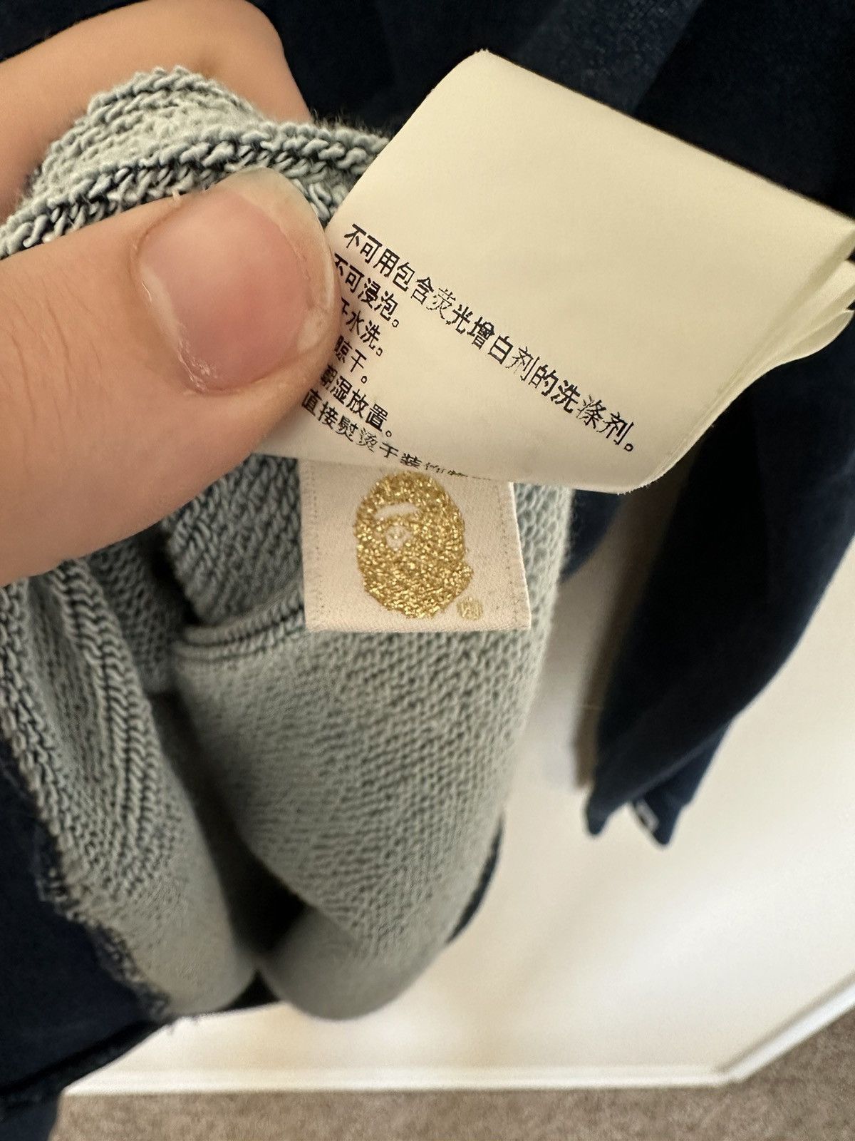 Bape Indigo Full Zip Hoodie Size US XL / EU 56 / 4 - 12 Thumbnail