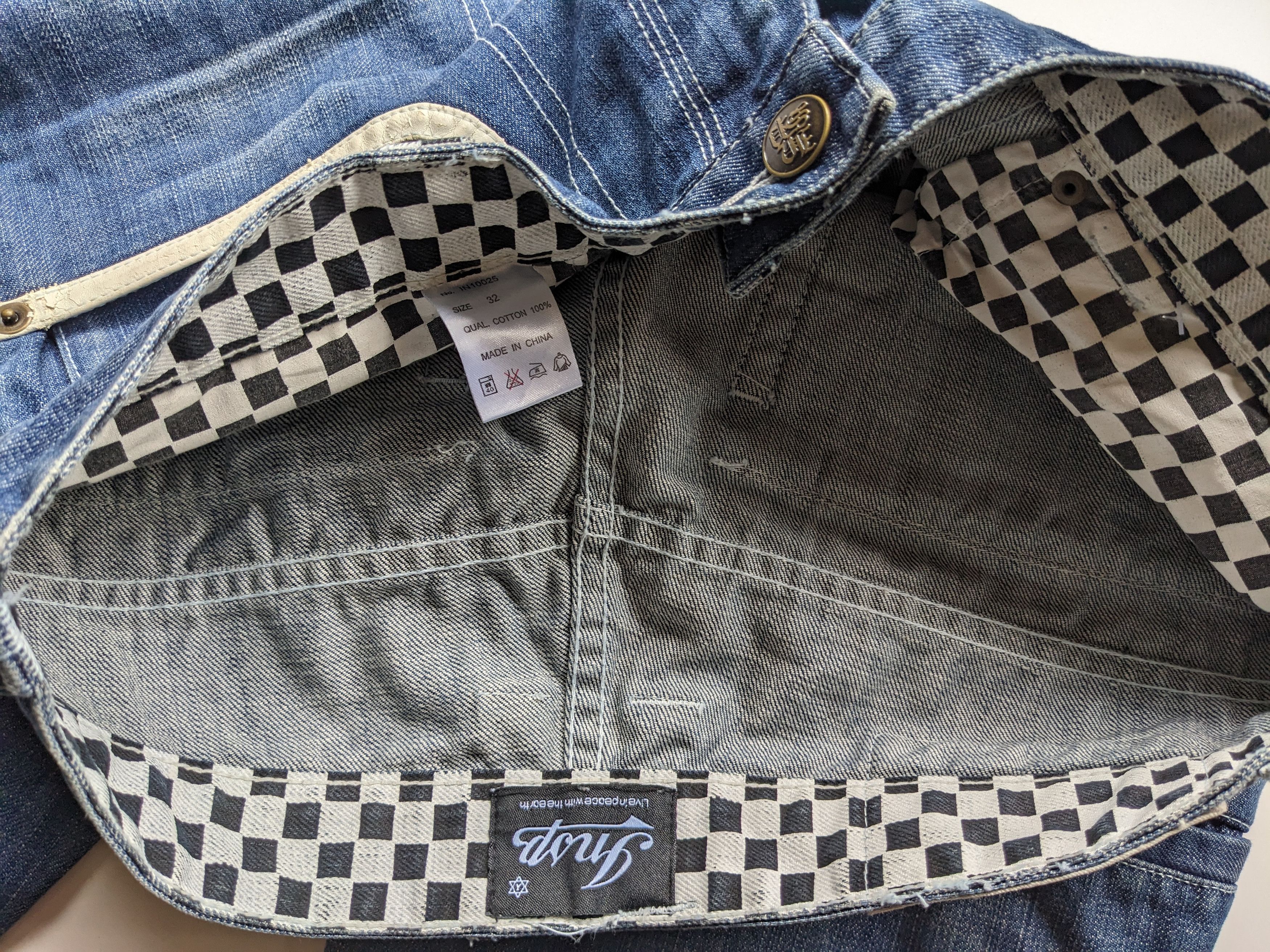 If Six Was Nine × Japanese Brand × Jean Insp curve distressed jeans Size US 33 - 9 Thumbnail