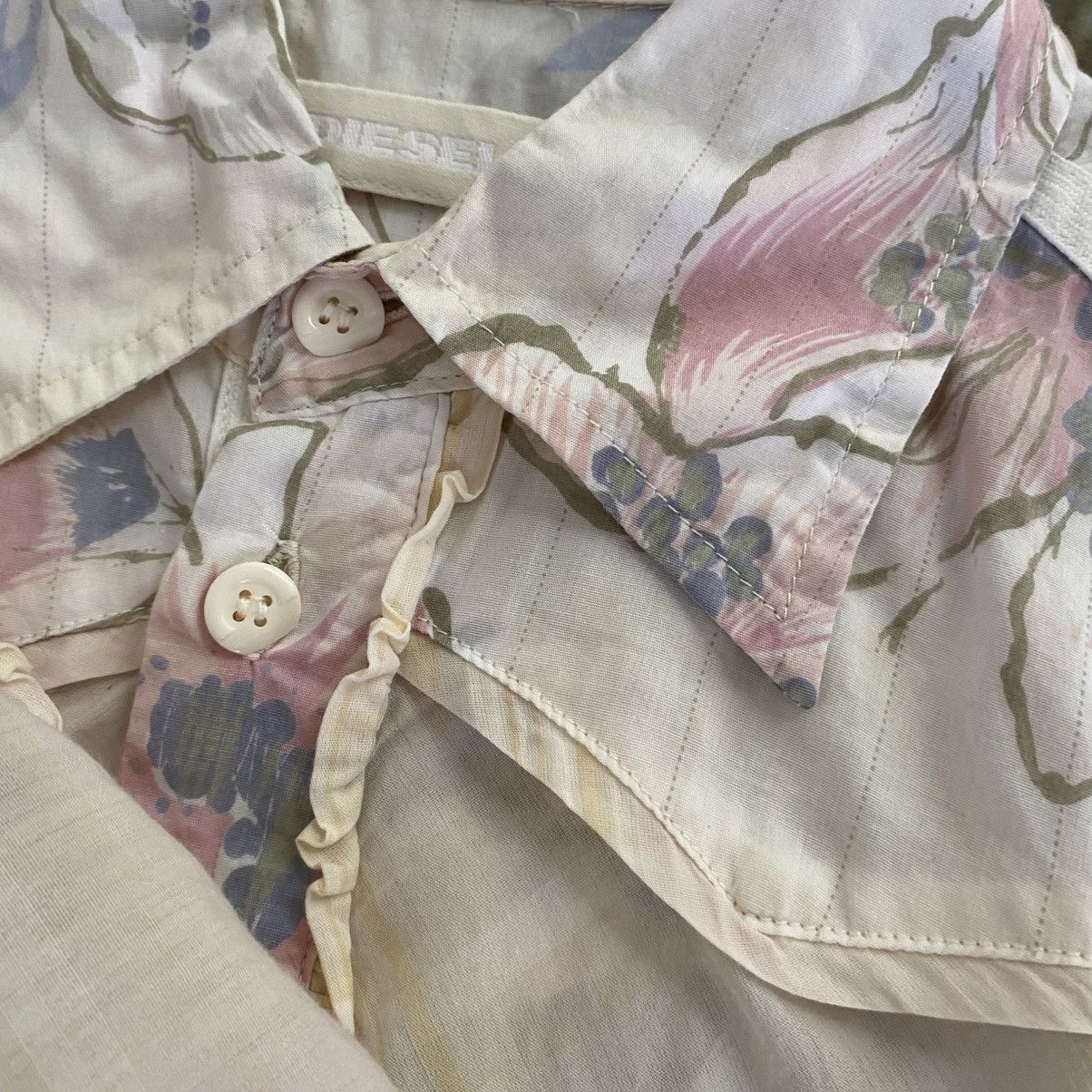 Diesel DIESEL Sweet Meadow Blouse Size S / US 4 / IT 40 - 4 Thumbnail