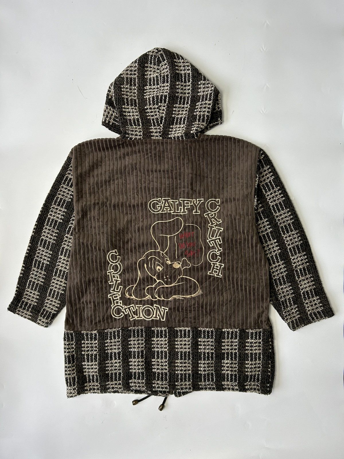 Cartoon Network × If Six Was Nine × Japanese Brand GALFY BY CRUTCH KNIT AND SUEDE JACKET Size US M / EU 48-50 / 2 - 1 Thumbnail