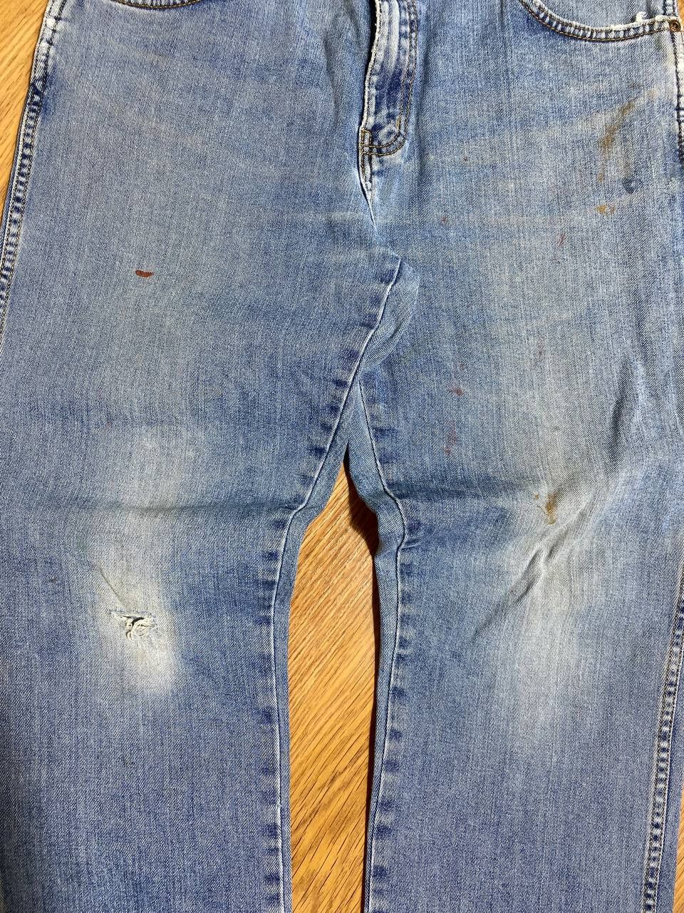 Wrangler VINTAGE FADED WRANGLER BLUE DENIM SKATER JEANS 34x30 Size US 34 / EU 50 - 9 Thumbnail