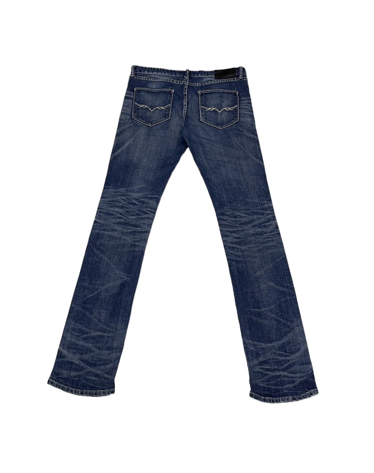 If Six Was Nine × Japanese Brand × Le Grande Bleu (L.G.B.) Fuga Japan Clawmarks Jeans Size US 32 / EU 48 - 4 Thumbnail