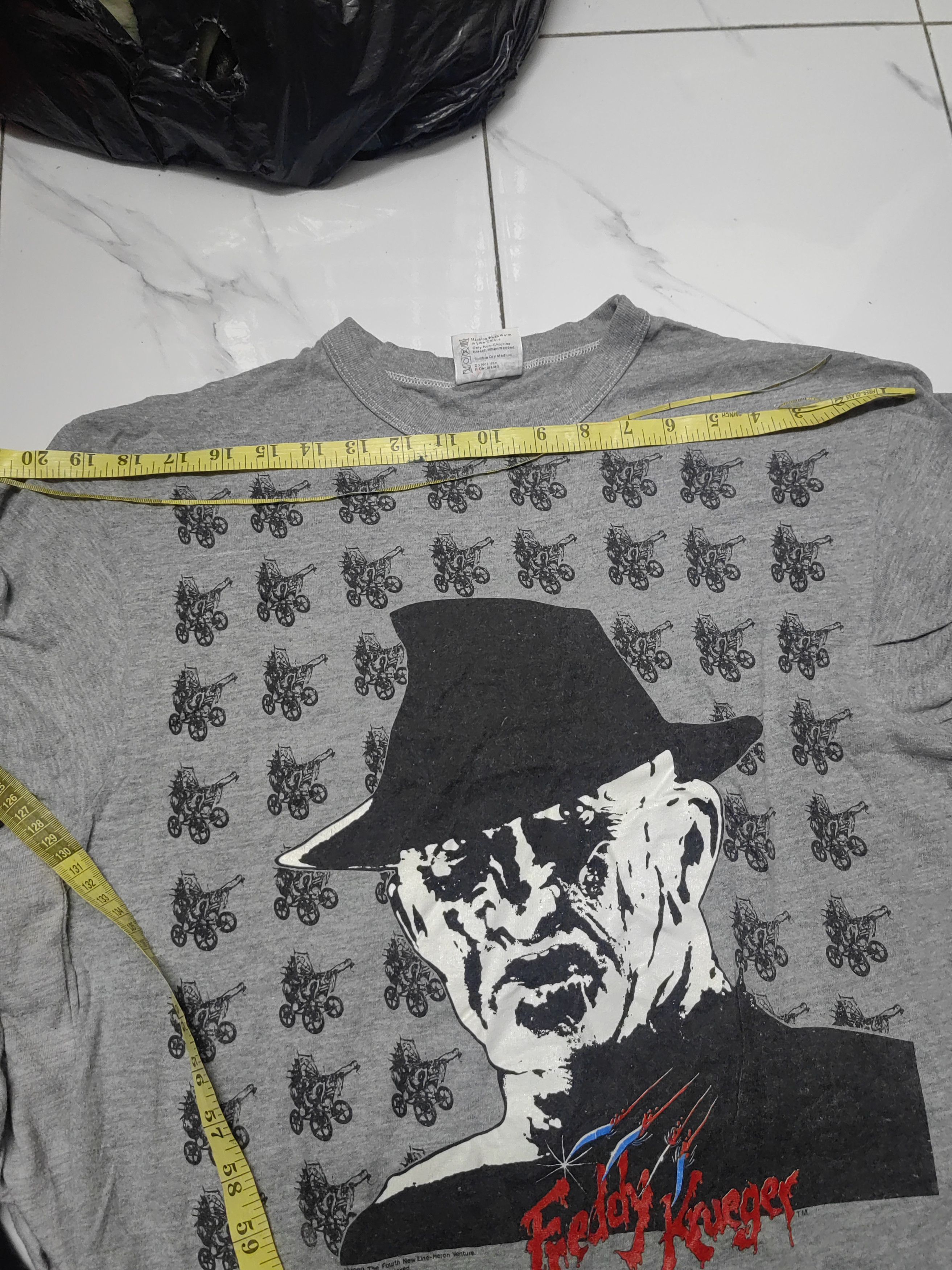 Vintage vintage fullprint FREDDY KRUEGER Size US L / EU 52-54 / 3 - 6 Thumbnail