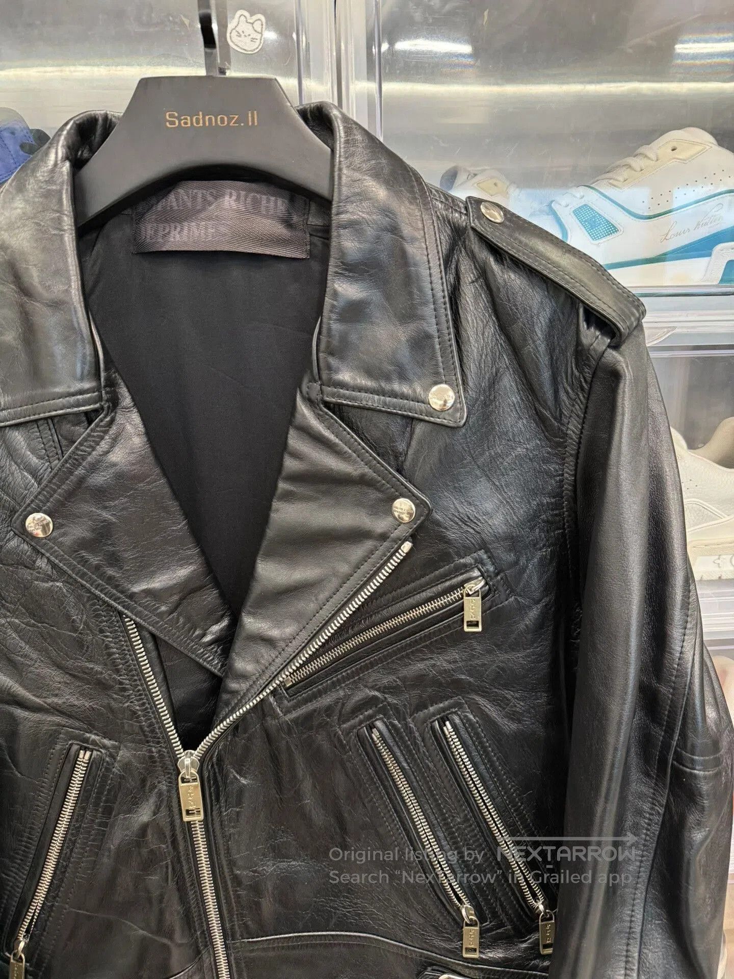 Enfants Riches Deprimes ERD 19ss Portrait Leather Jacket. Size US L / EU 52-54 / 3 - 2 Thumbnail