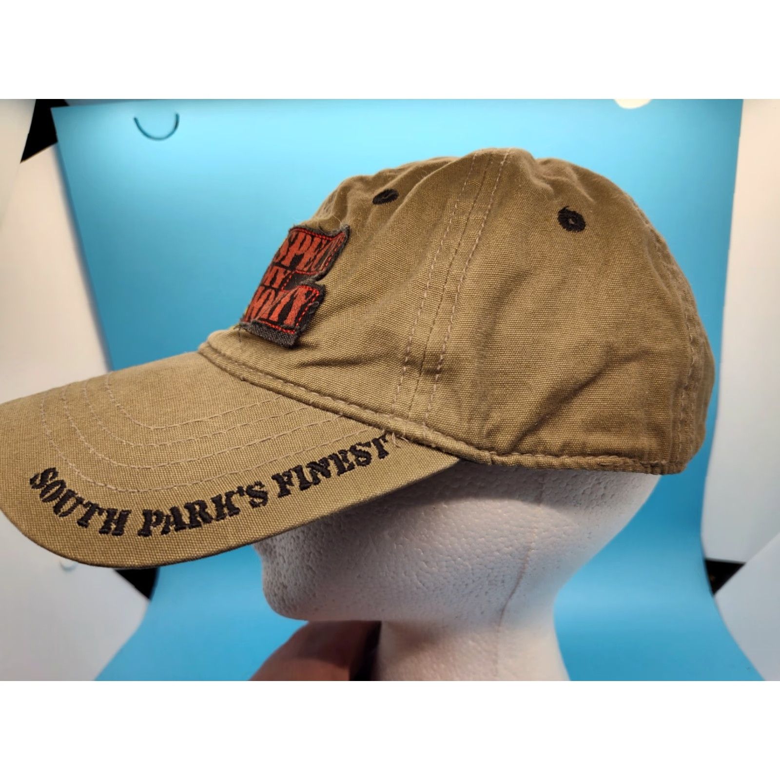 Vintage VINTAGE Anoma South Park Respect My Authority Eric Cartman Y2K Khaki Strapback Hat Size US M / EU 48-50 / 2 - 6 Thumbnail