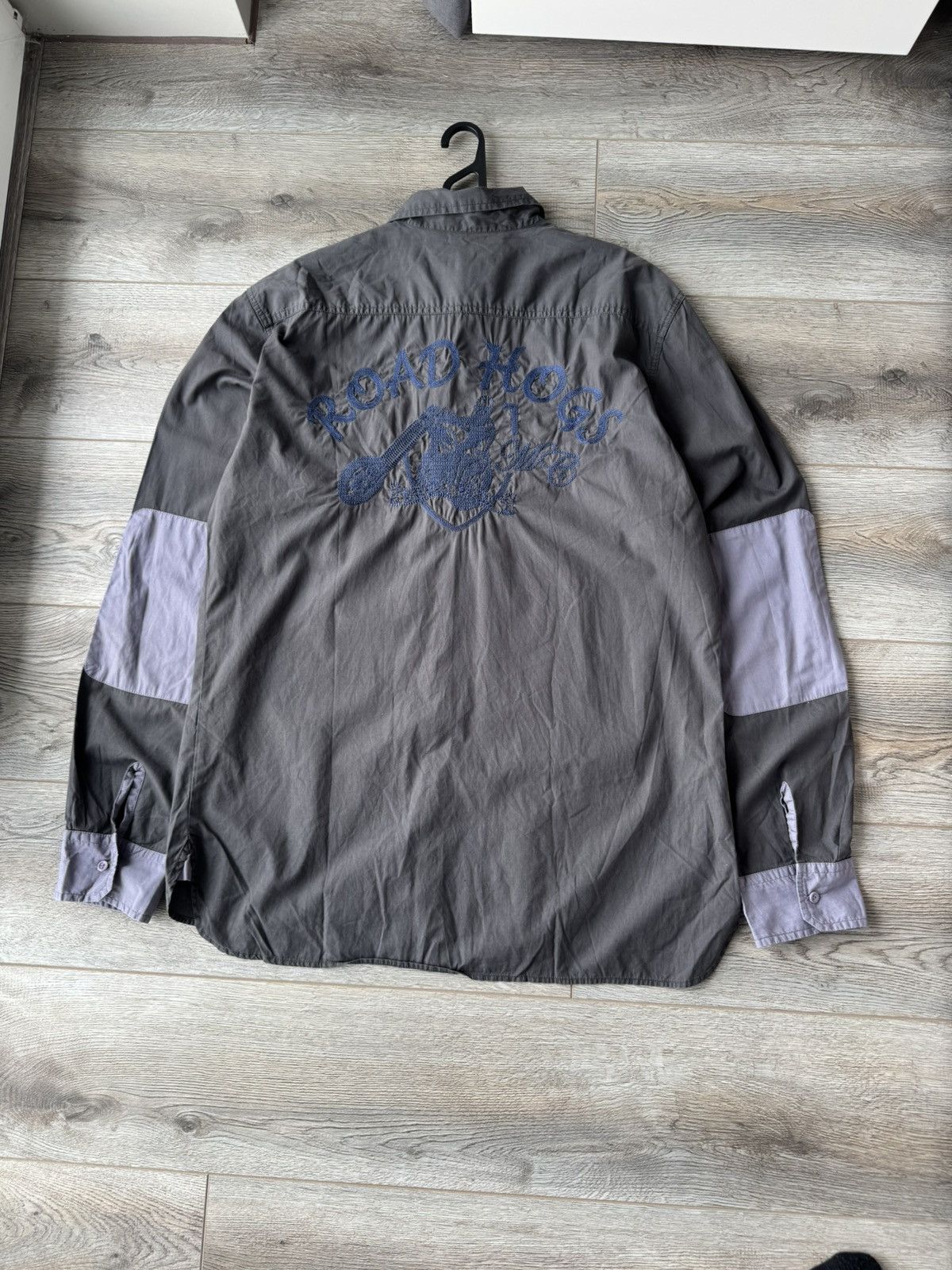 Diesel Vintage Diesel "Road Hogs" Long Sleeve Shirt Size US XL / EU 56 / 4 - 1 Thumbnail