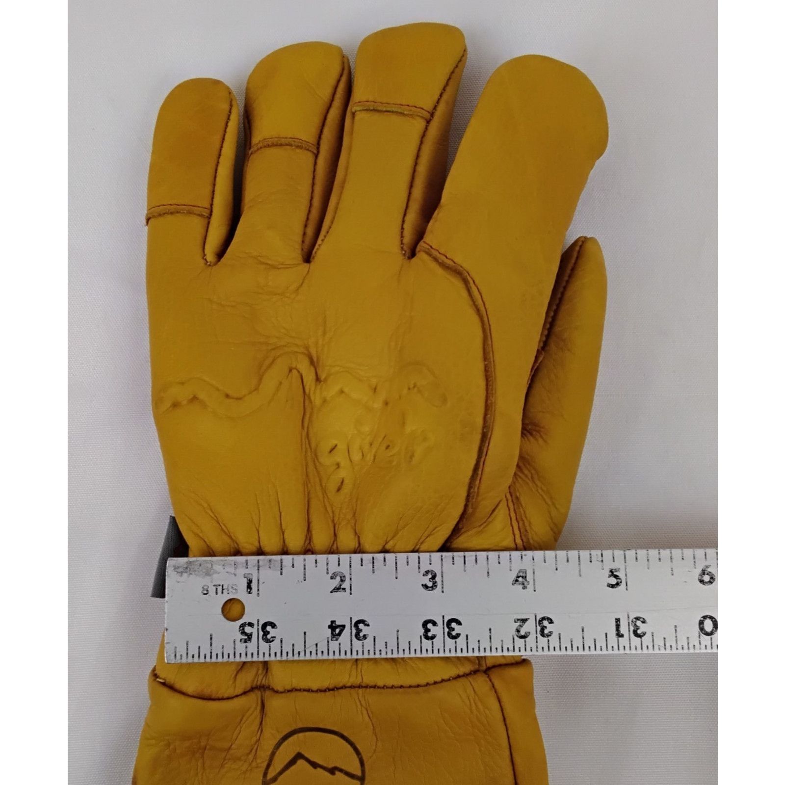 Other Give'r 4 Season Leather Work Gloves Size M Insulated Waxed Size ONE SIZE - 11 Thumbnail