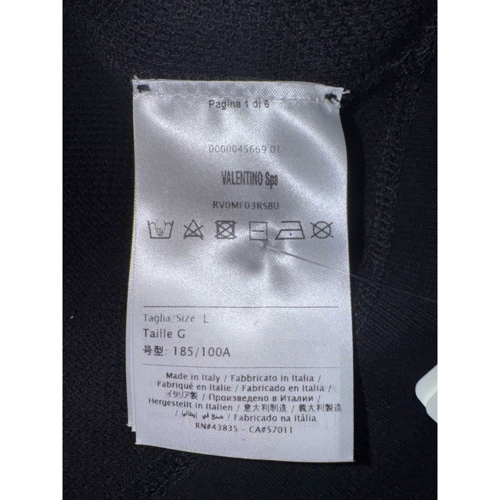 Valentino Valentino Garavani Print Hoodie Hooded Cotton L Large Size US L / EU 52-54 / 3 - 9 Thumbnail
