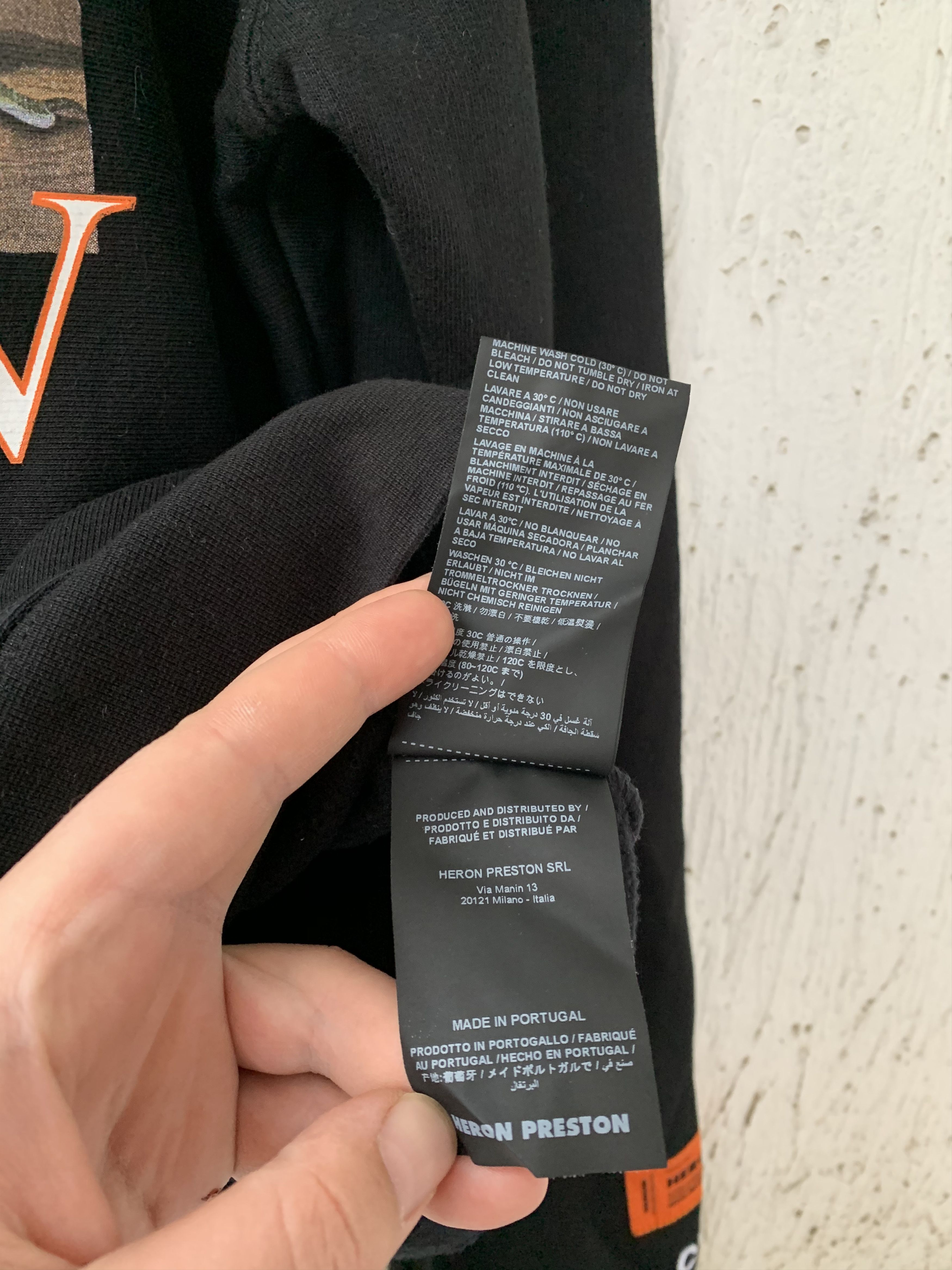 Heron Preston Black Heron Logo Sweatshirt Size US M / EU 48-50 / 2 - 6 Thumbnail