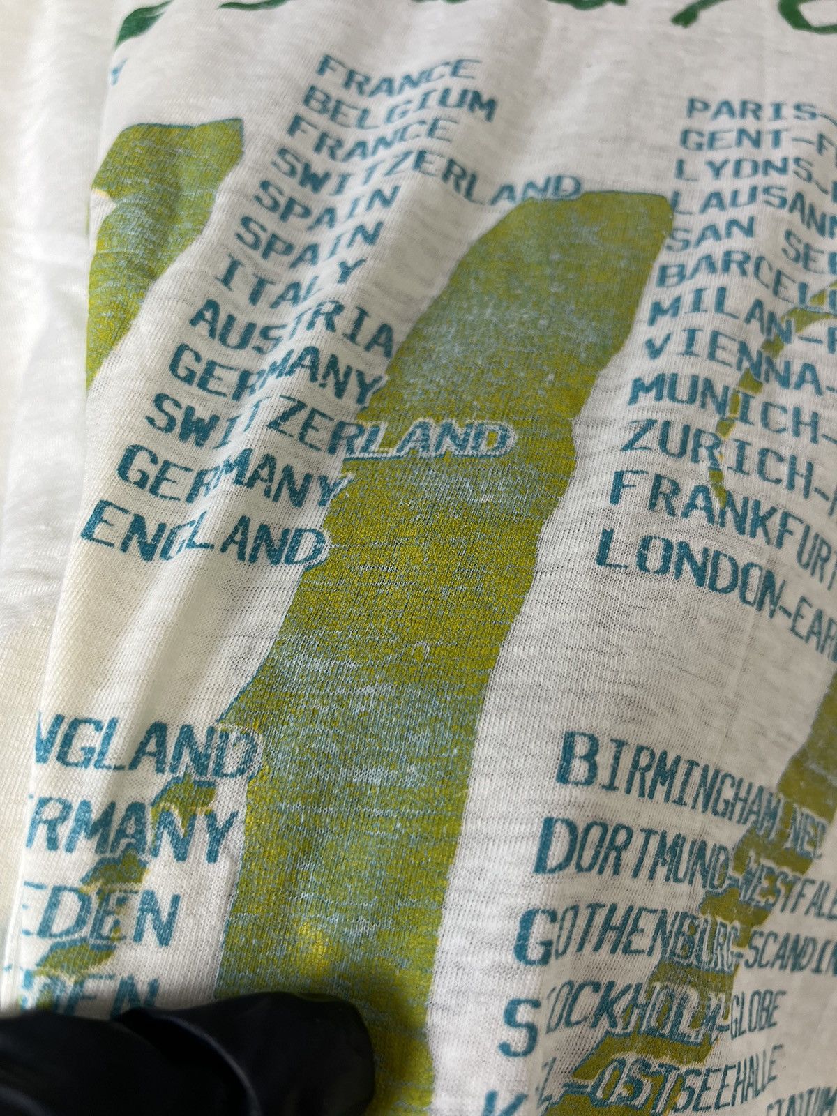 Vintage 1992 U2 T-Shirt Zoo Tour Achtung Baby Tee Shirt