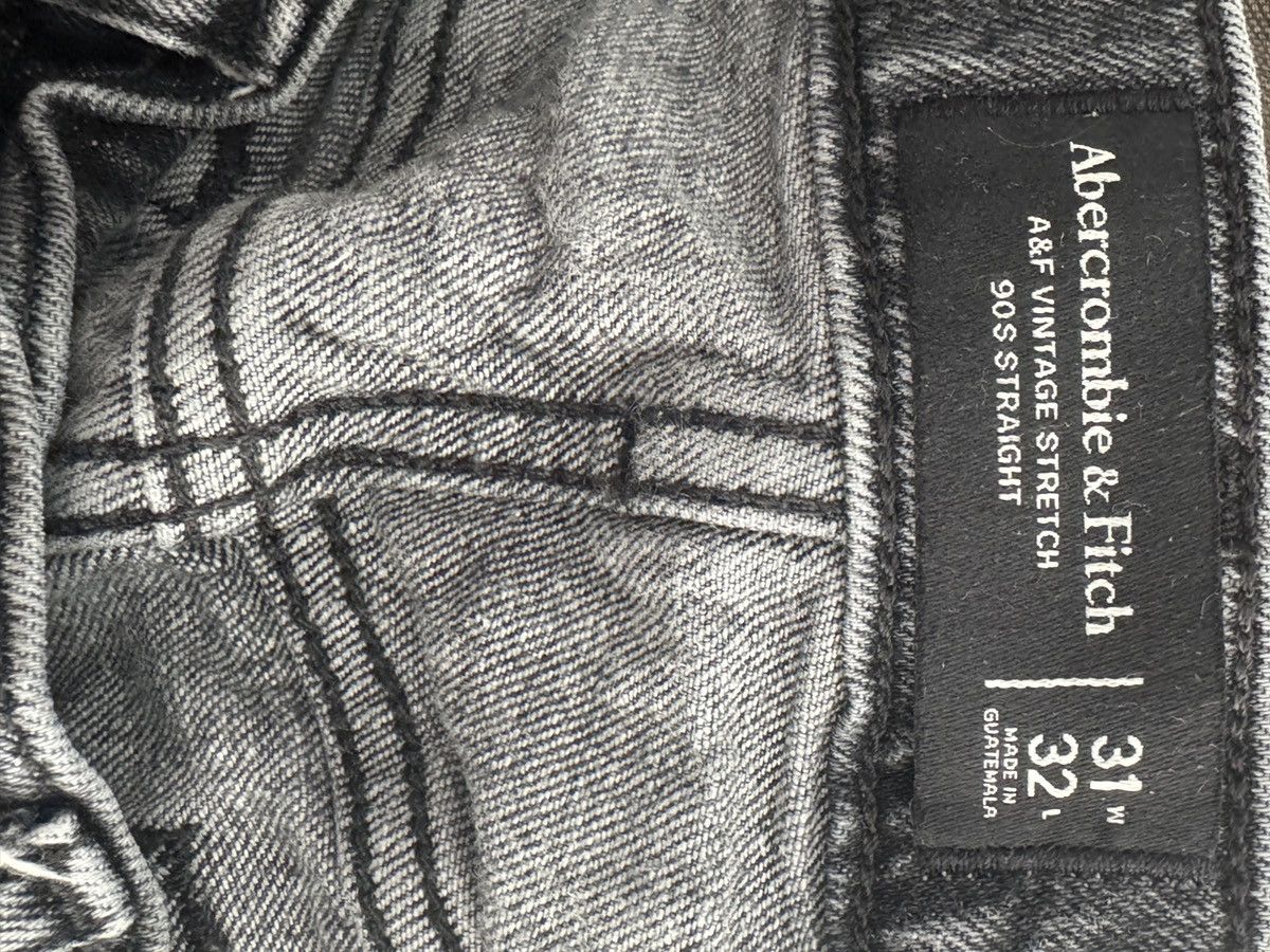 Abercrombie & Fitch vtg wash a&f black jeans Size US 32 / EU 48 - 3 Thumbnail