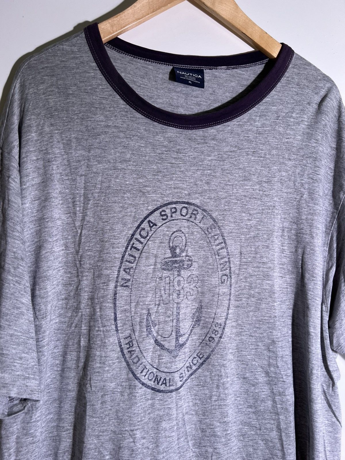 Vintage Y2K 2000’s VTG Vintage Nautica N83 Anchor Retro Tee T Shirt Size US XL / EU 56 / 4 - 3 Thumbnail