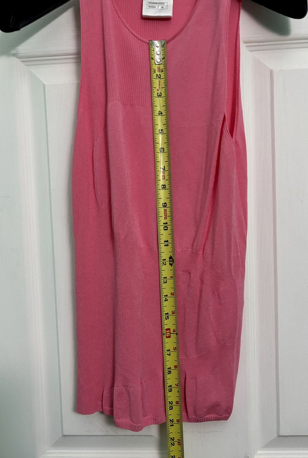 Chanel Chanel CC Pink Knit Top Size 38. Rare Tank Size L / US 10 / IT 46 - 9 Thumbnail