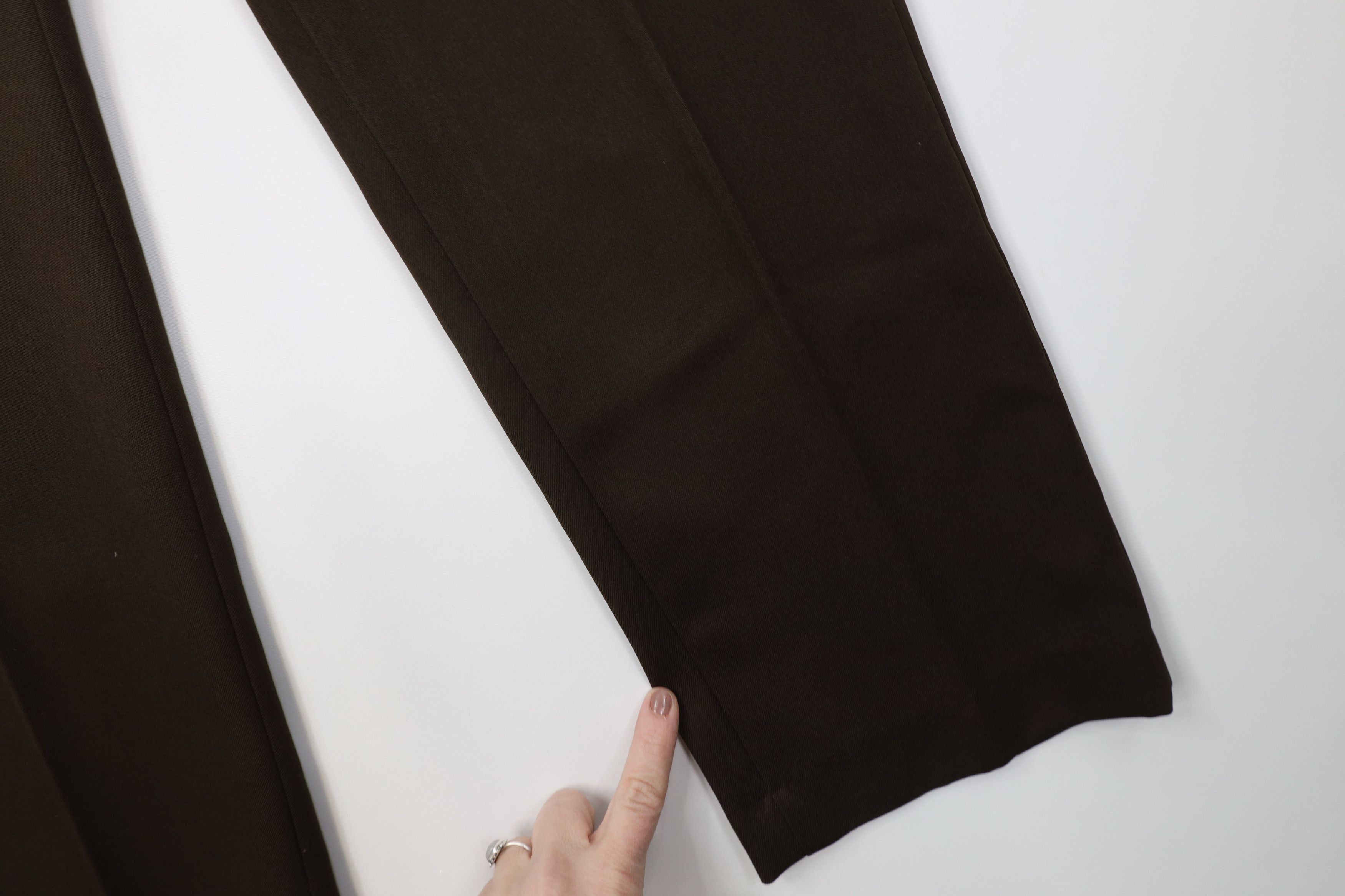 Vintage Vintage 70s Streetwear Knit Flared Chino Pants Brown USA Size US 32 / EU 48 - 5 Thumbnail