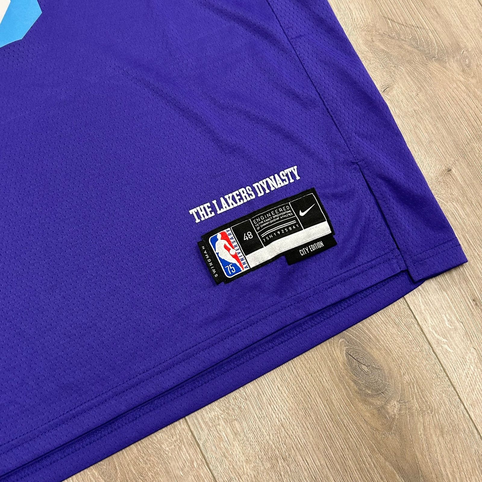 Nike LeBron James Los Angeles Lakers City Edition jersey Large Size US L / EU 52-54 / 3 - 3 Thumbnail