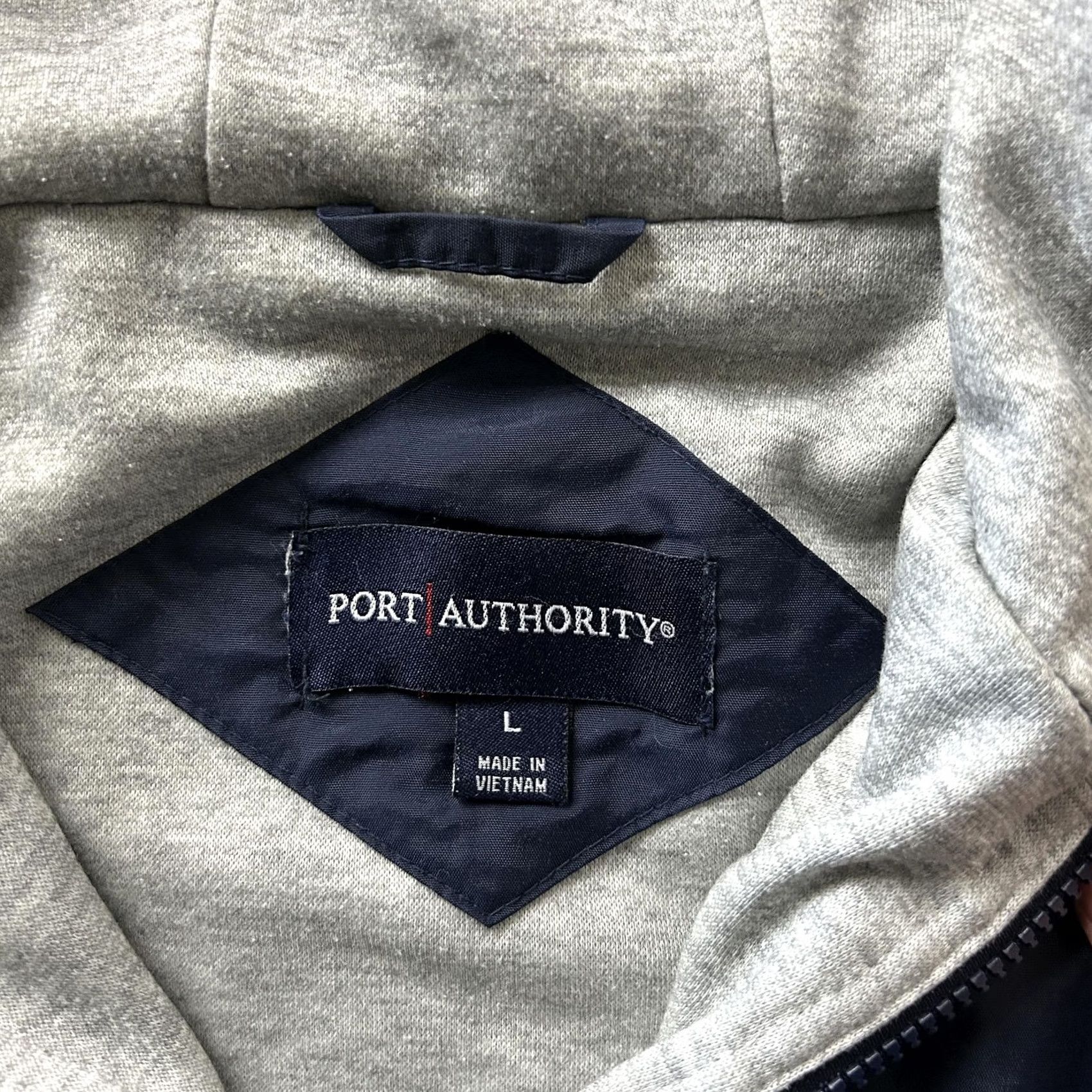 Port Authority Port Authority Jacket Mens Large Blue Hooded Windbreaker Full Zip Lined Casual Size US L / EU 52-54 / 3 - 2 Thumbnail