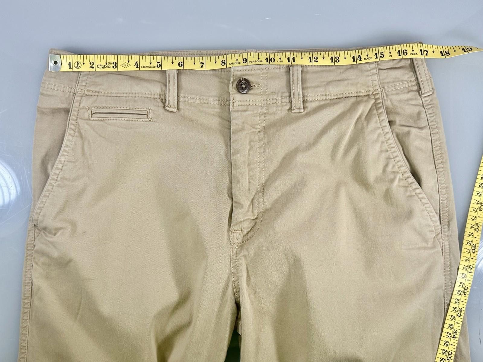 American Eagle Outfitters American Eagle Men 34/32 Extreme Flex Relaxed Straight Chino Size US 34 / EU 50 - 3 Thumbnail