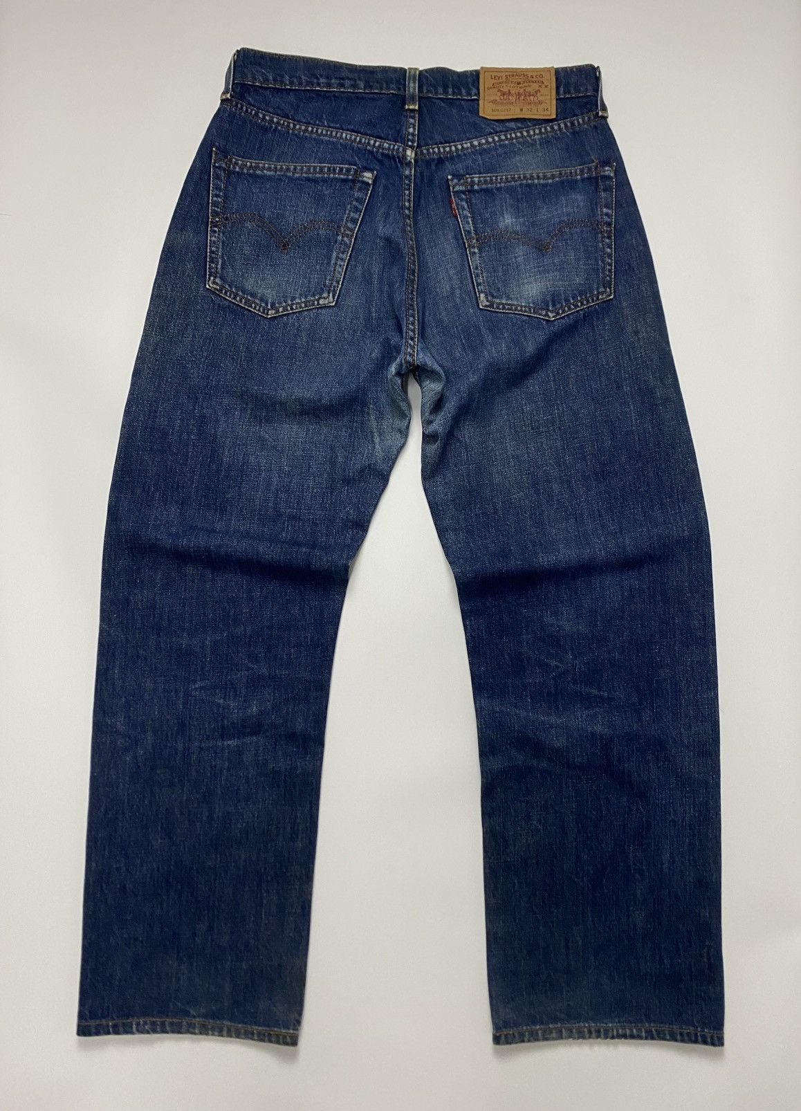 Levi's Vintage Original Levis 509 Straight Cut iconic denim jeans Size US 32 / EU 48 - 8 Thumbnail