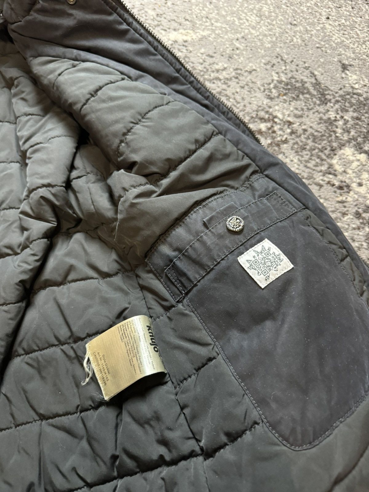 Vintage × khujo Vintage Y2K Khujo Asymmetrical Fur Hood Avantgarde Jacket Size US M / EU 48-50 / 2 - 8 Thumbnail
