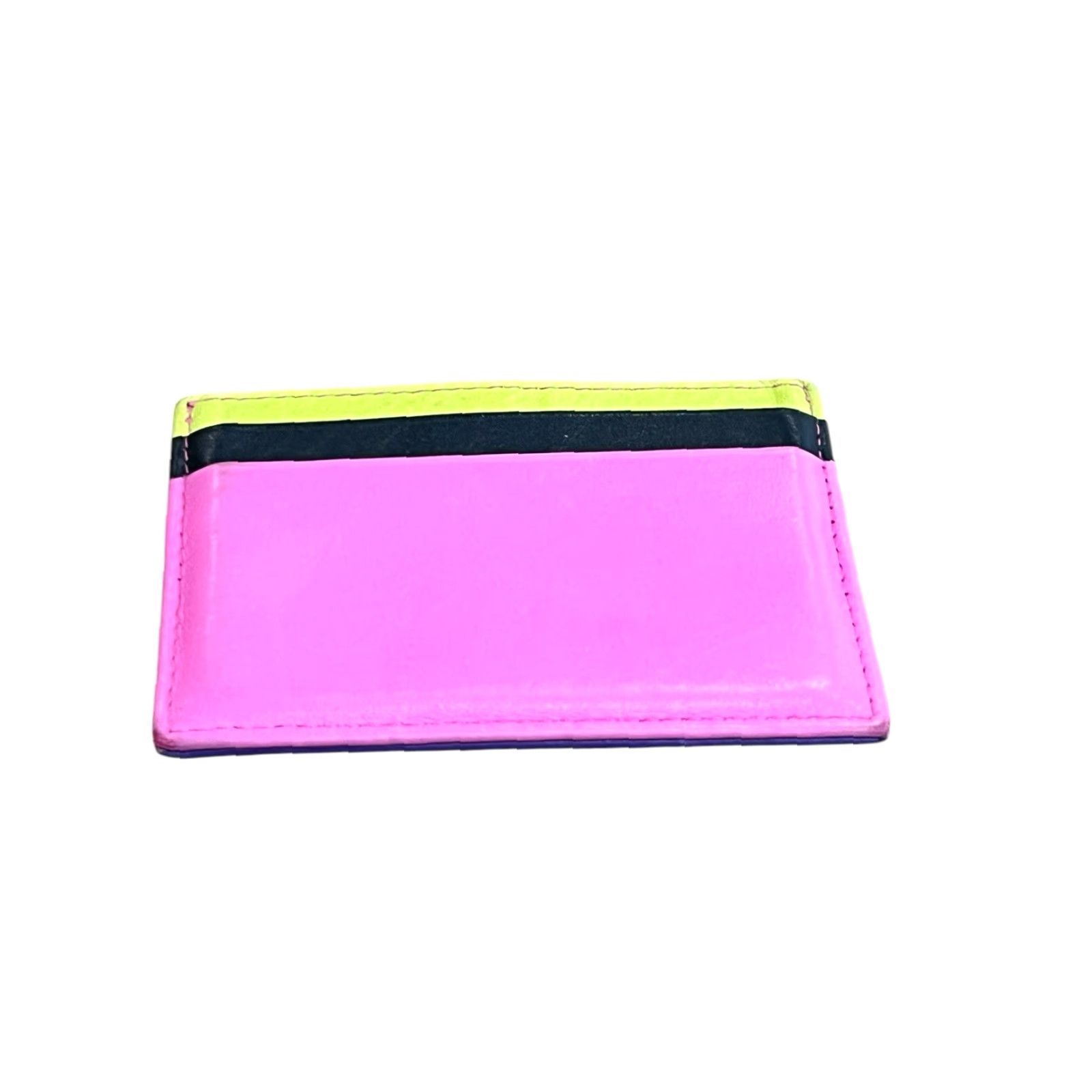 Vintage ili New York Card Holder Credit Wallet RFID Blocking Leather Pink XS Women Size ONE SIZE - 3 Thumbnail