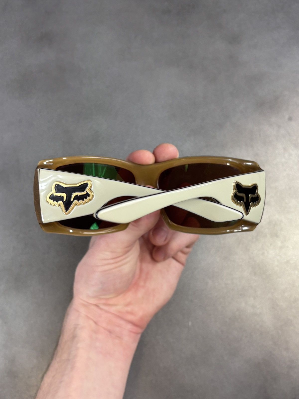 Fox Racing × Oakley 2007 Oakley Fox Racing Sunglasses The Story 2000s Fox Head Size ONE SIZE - 4 Thumbnail