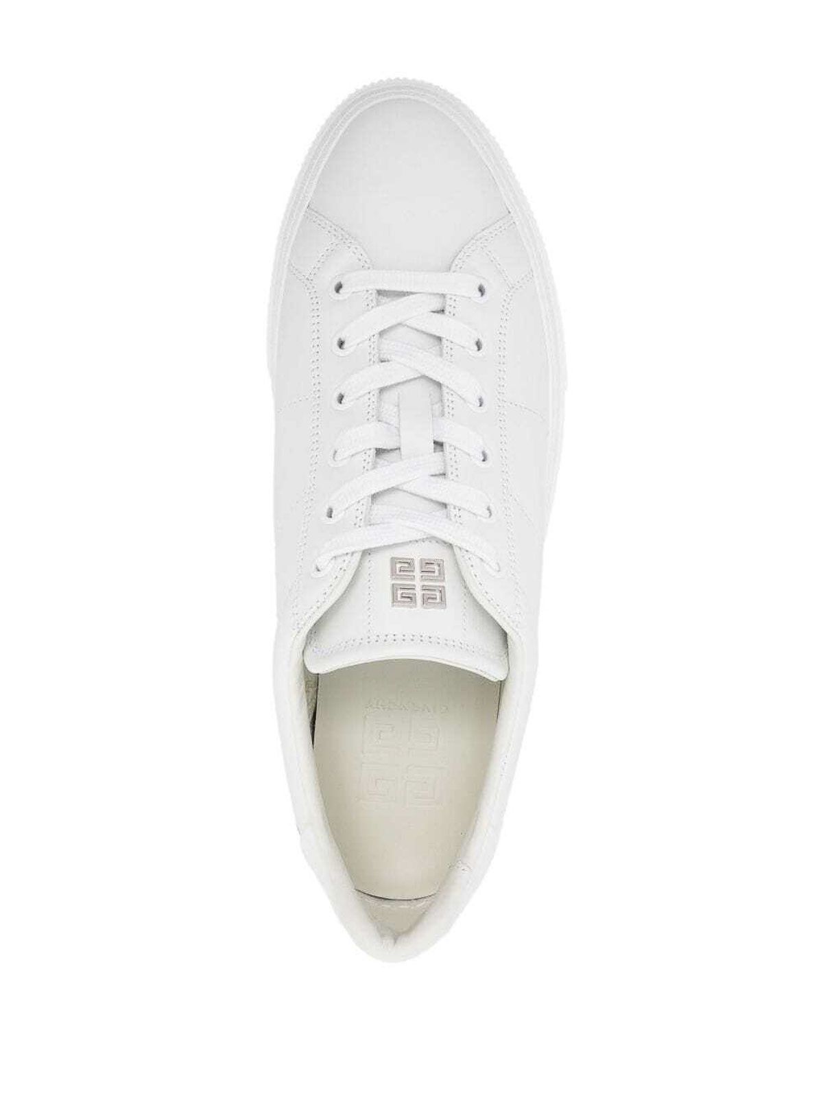 Givenchy o1w1db10426 City Sport Lace-Up Sneakers in White Size US 12 / EU 45 - 4 Thumbnail