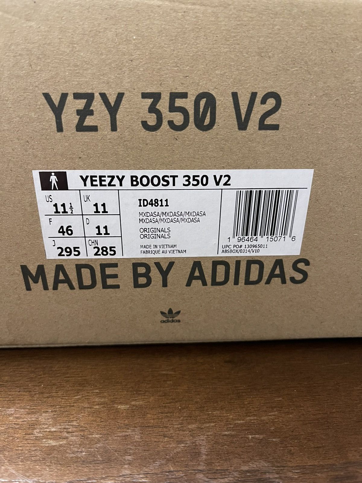 Yeezy Adidas Yeezy Boost 350 V2 “MX Dark Salt” Size 11.5 New Size US 11.5 / EU 44-45 - 7 Thumbnail