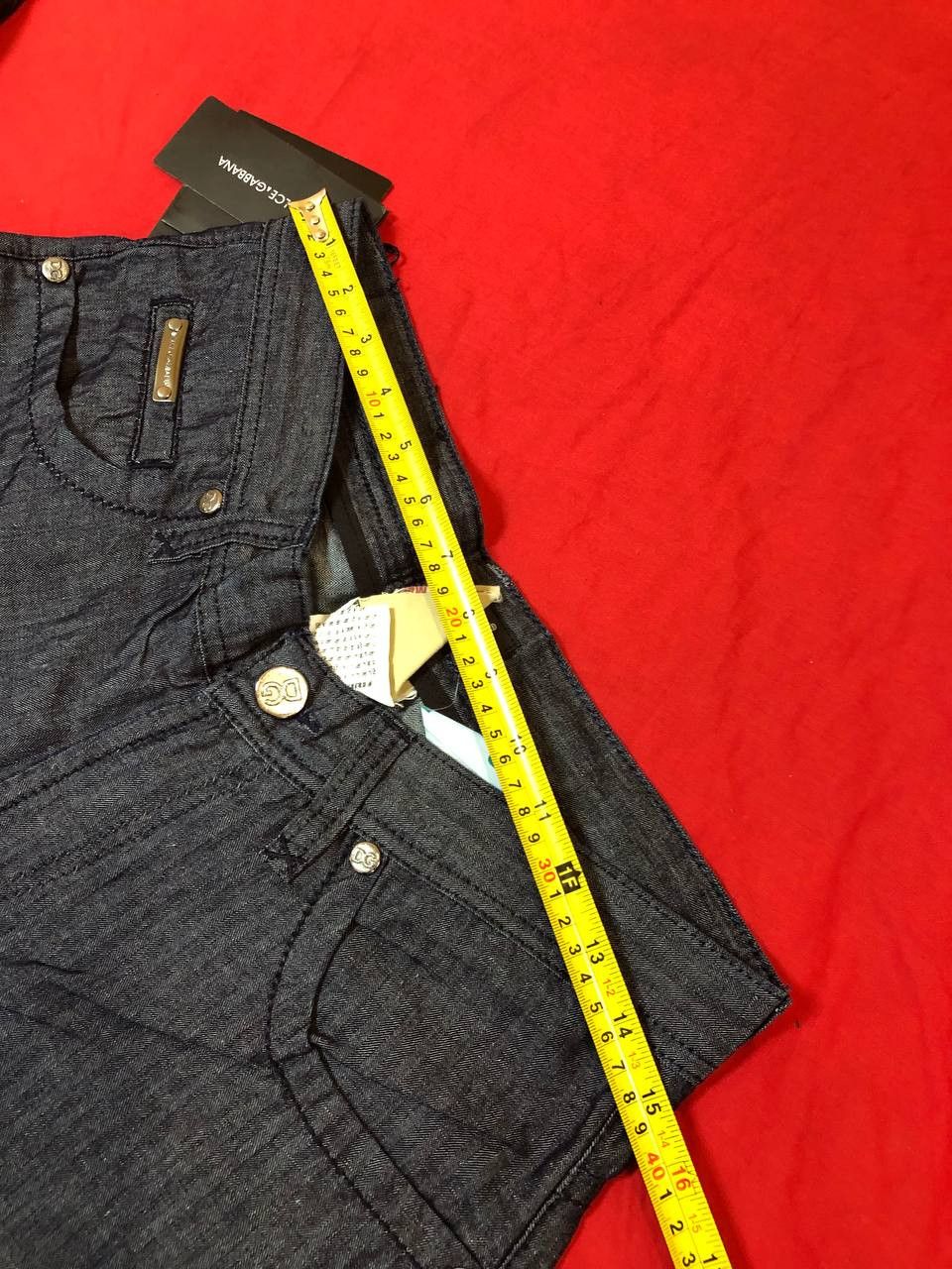 Dolce & Gabbana DOLCE & GABBANA distressed denim pants with logo Size US 33 - 13 Thumbnail