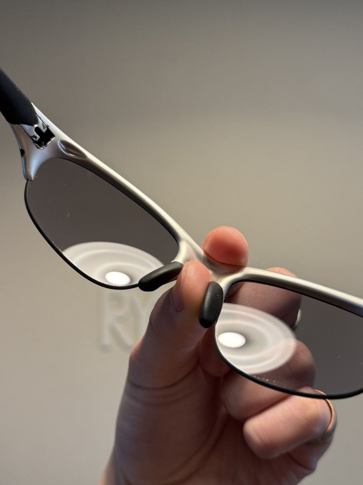Oakley OAKLEY HALF JACKET SILVER SUNGLASSES Size ONE SIZE - 5 Thumbnail