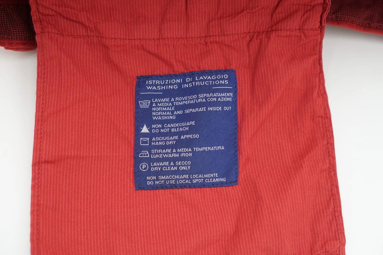 Suitsupply Men Suitsupply Chino Pants Red Cotton Casual US34 W29 L36 Size US 34 / EU 50 - 5 Thumbnail