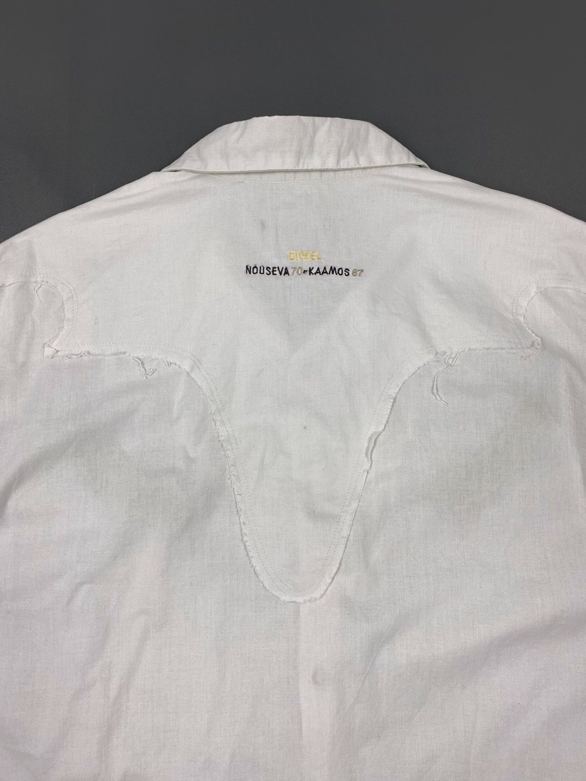 Diesel Y2K Diesel Western Snap Button Up Short Sleeve Shirt Size US XXL / EU 58 / 5 - 6 Thumbnail