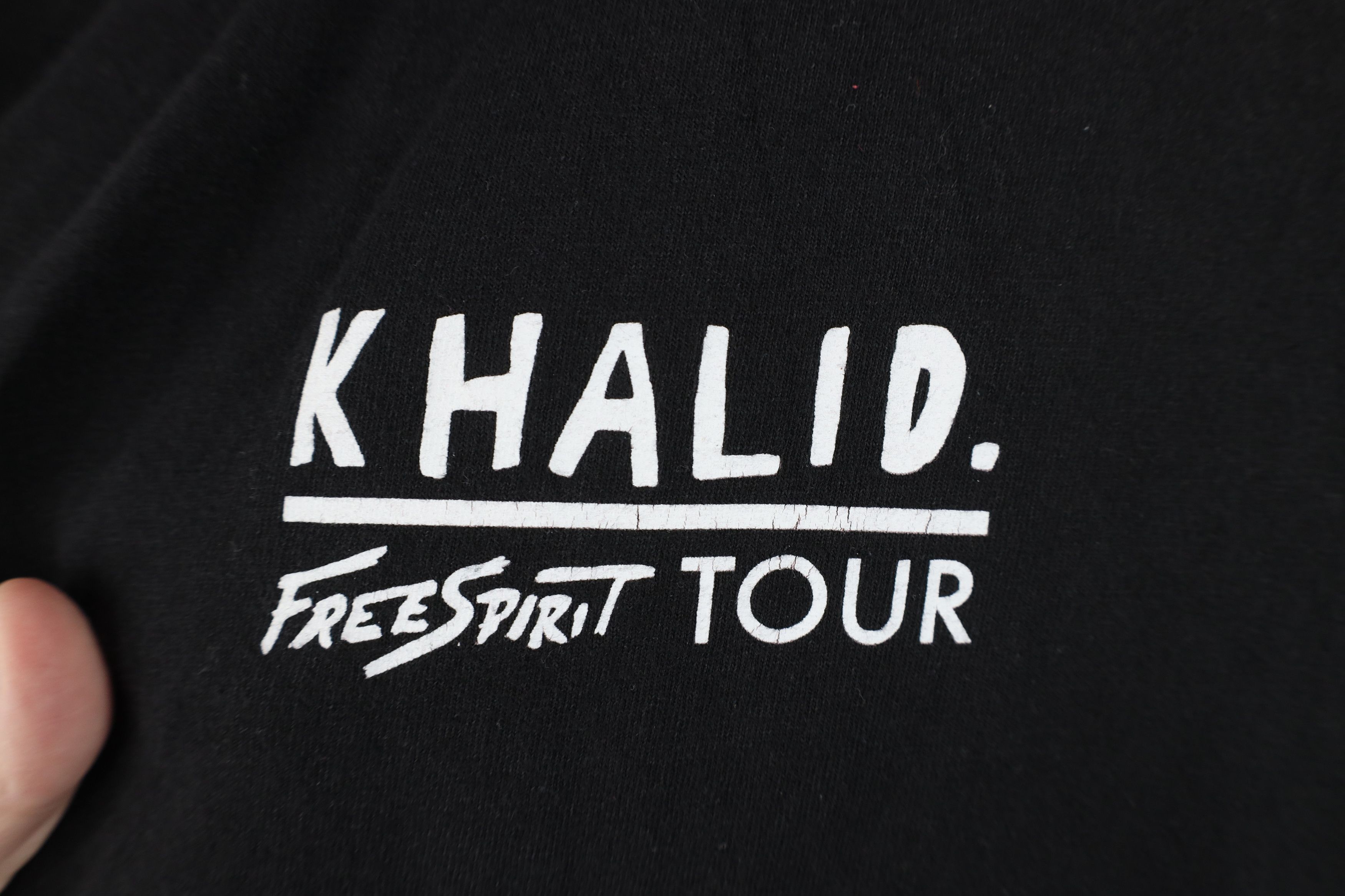 Vintage Streetwear Spirit Tour DJ Khalid Band T-Shirt Black Cotton Size US L / EU 52-54 / 3 - 4 Thumbnail