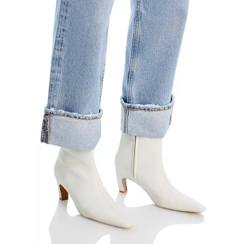 Agolde Agolde Women Force High Rise Straight Cuffed Jeans Size 32 Size 32" / US 10 / IT 46 - 3 Thumbnail