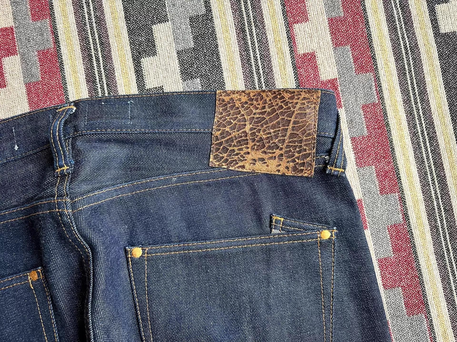 Prps Prps Noir P00P01FBLD Vintage Raw Selvedge Slim Jeans Size US 34 / EU 50 - 6 Thumbnail