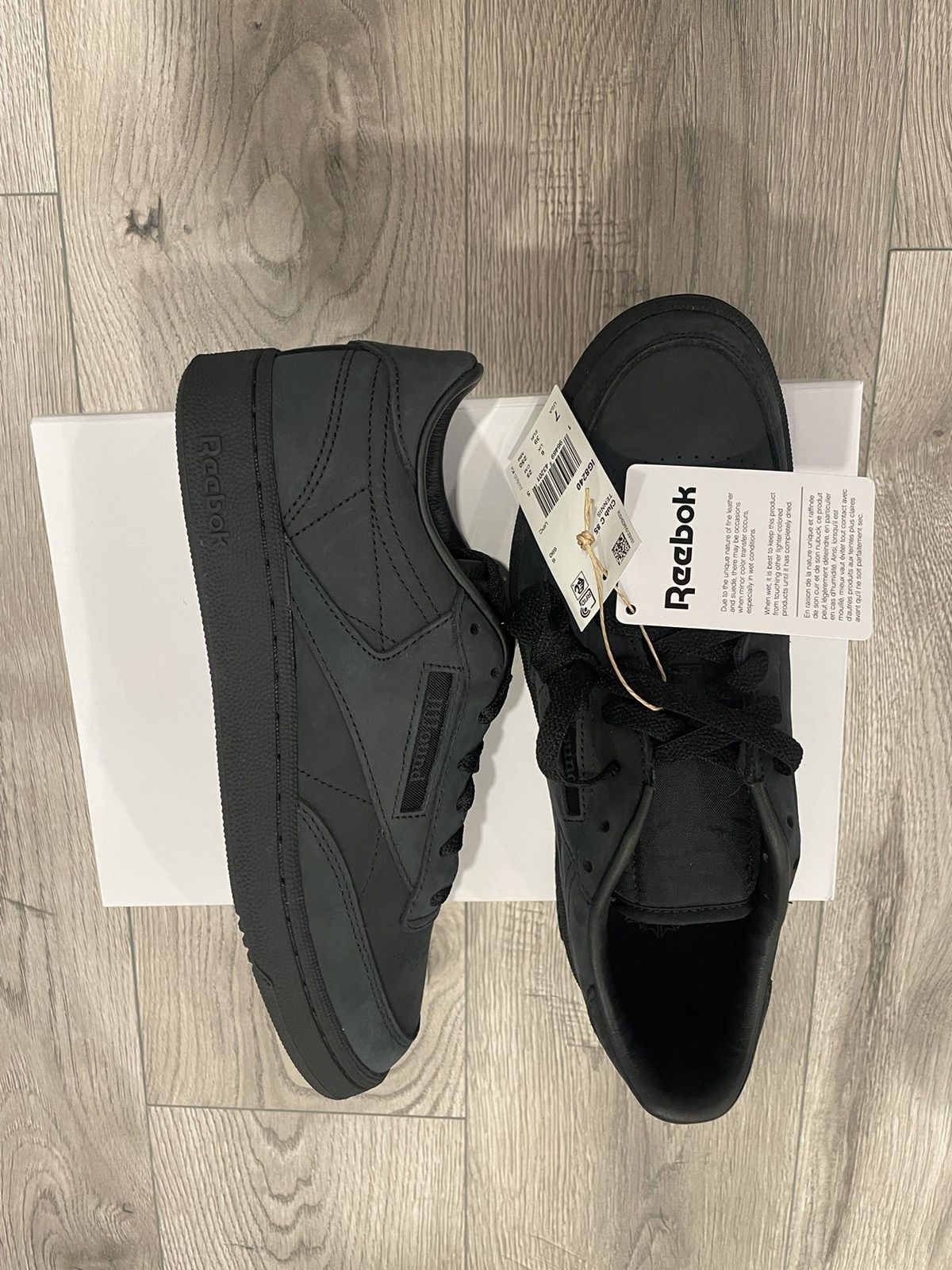 JJJJound × Reebok Jjjjound Reebok Club C 85 Black Size US 7 / EU 40 - 9 Thumbnail