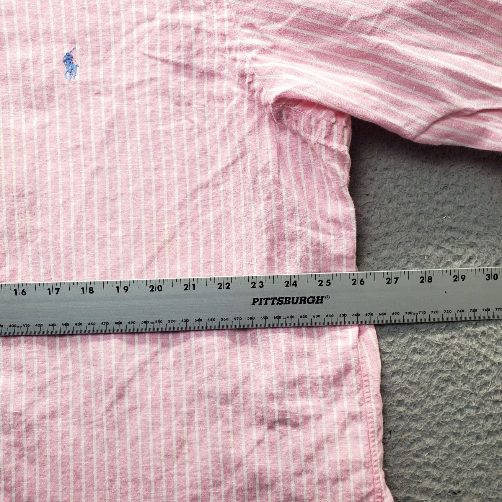 Ralph Lauren VINTAGE Ralph Lauren Shirt Mens XXL Multi Striped Pony Logo Button Down Size US XXL / EU 58 / 5 - 4 Thumbnail