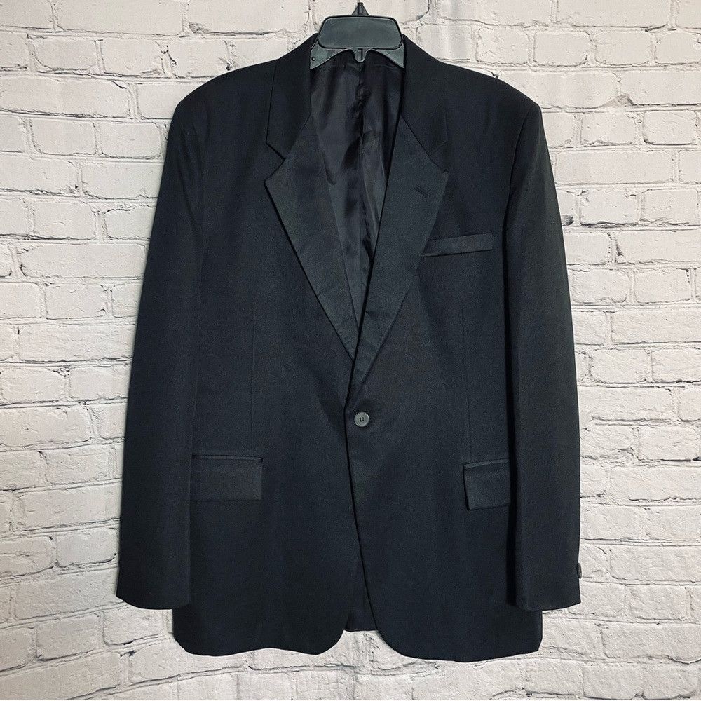 Other Black Single Suit Jacket Size 44 Size 44R - 1 Thumbnail