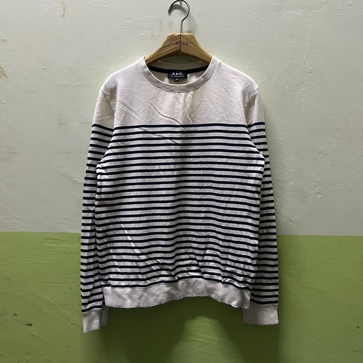 A.P.C. Rare A.P.C Stripe Sweatshirt Size US XS / EU 42 / 0 - 1 Thumbnail