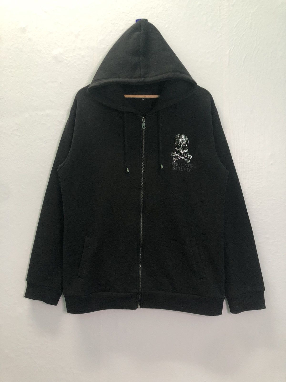 In The Attic × Vintage Vintage In The Attic Skull Hoodie Zip Up Size US L / EU 52-54 / 3 - 2 Thumbnail
