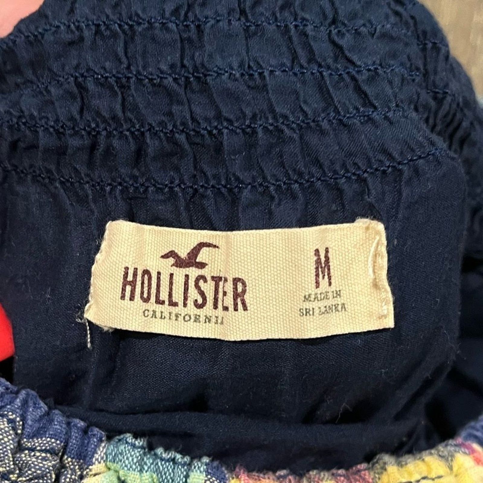 Hollister Hollister Womens Mini Skirt Plaid Smocked Waist Linen Size M Size 28" / US 6 / IT 42 - 3 Thumbnail